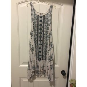 gorgeous patterned Free People slip dress!